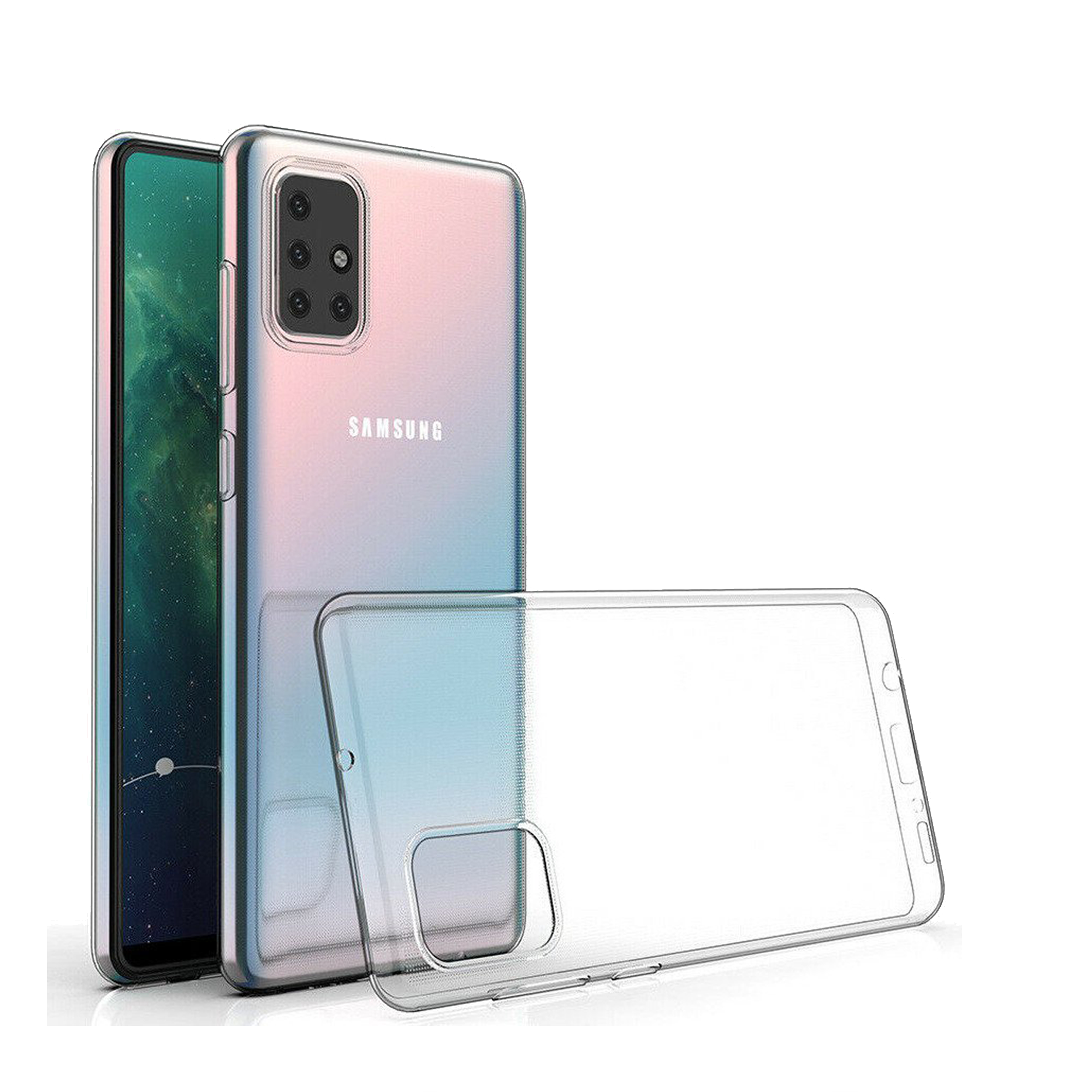 Silikon Handyhülle Case Transparent  Für Samsung Galaxy S21 Plus