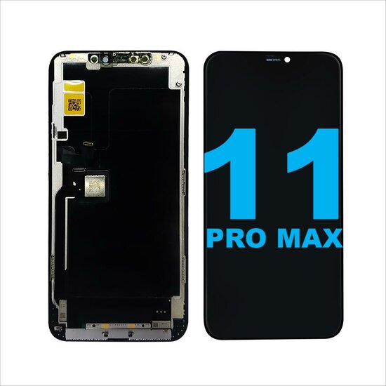 iPhone 11 Pro Max 6.5 Retina OLED LCD Display Bildschirm Glas Scheibe Touch Screen Digitizer Schwarz