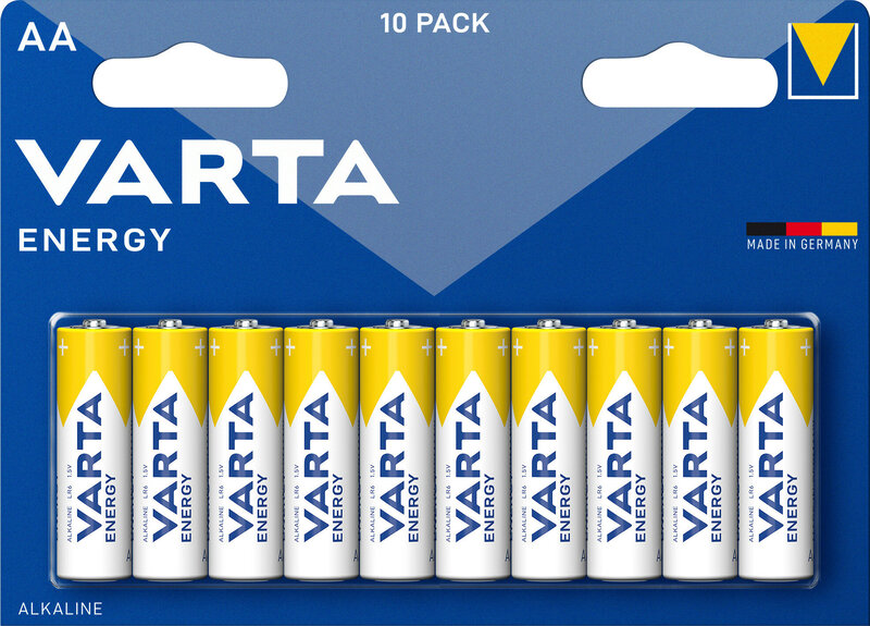 10x Varta ENERGY LR6/AA Batterie