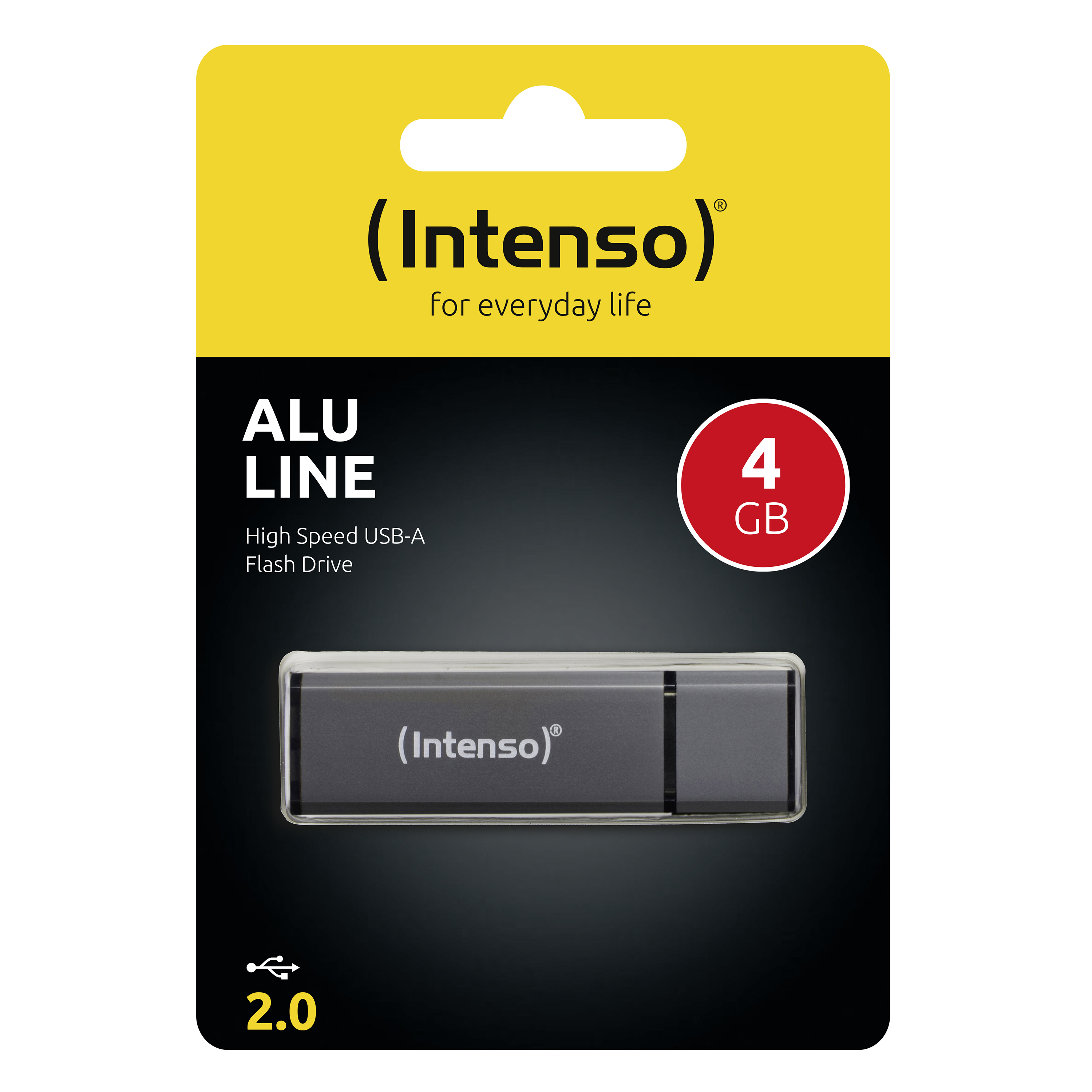 Intenso USB Stick Alu Line 2.0 USB Flash Drive 4GB