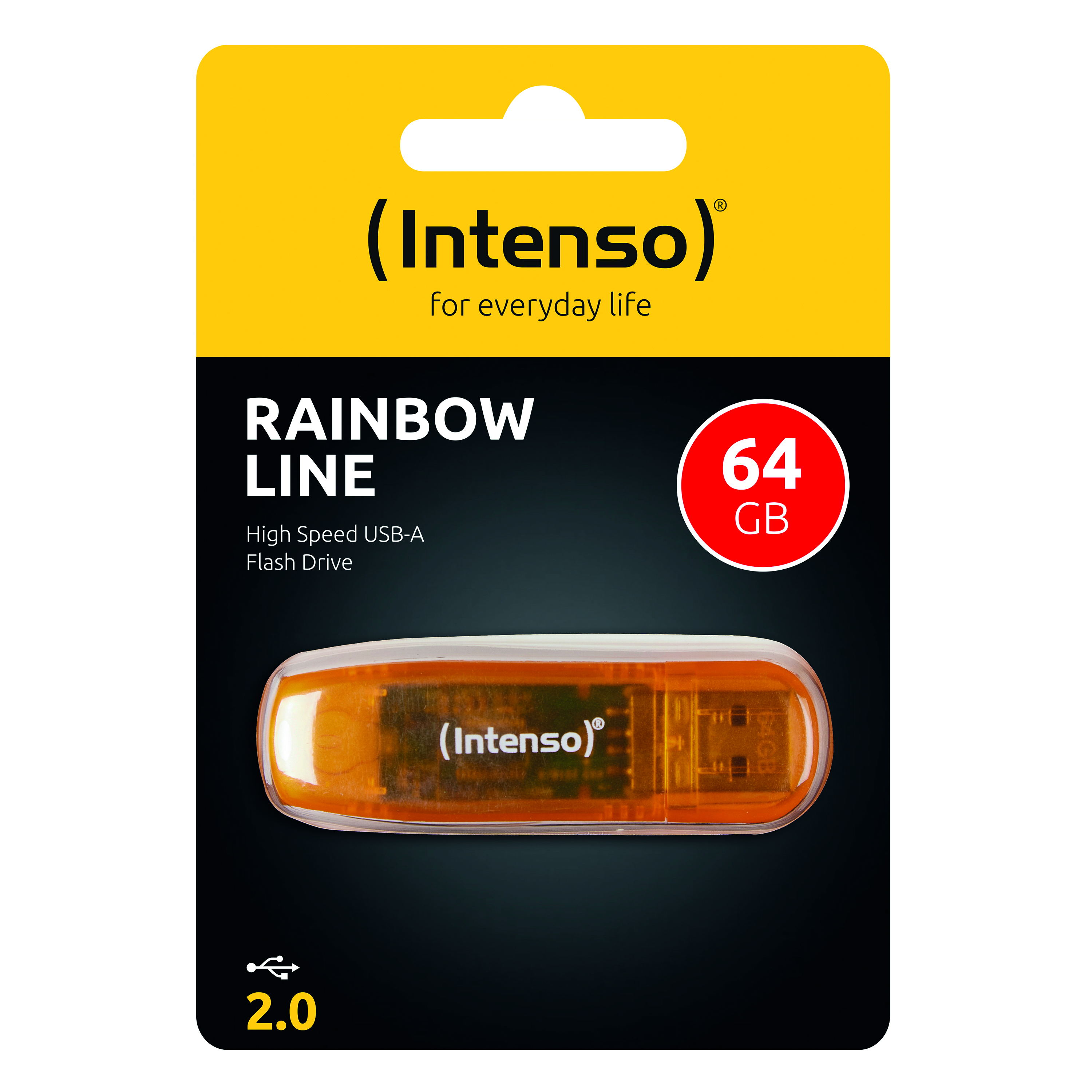 Intenso USB Stick Speicherstick Rainbow Line 64GB